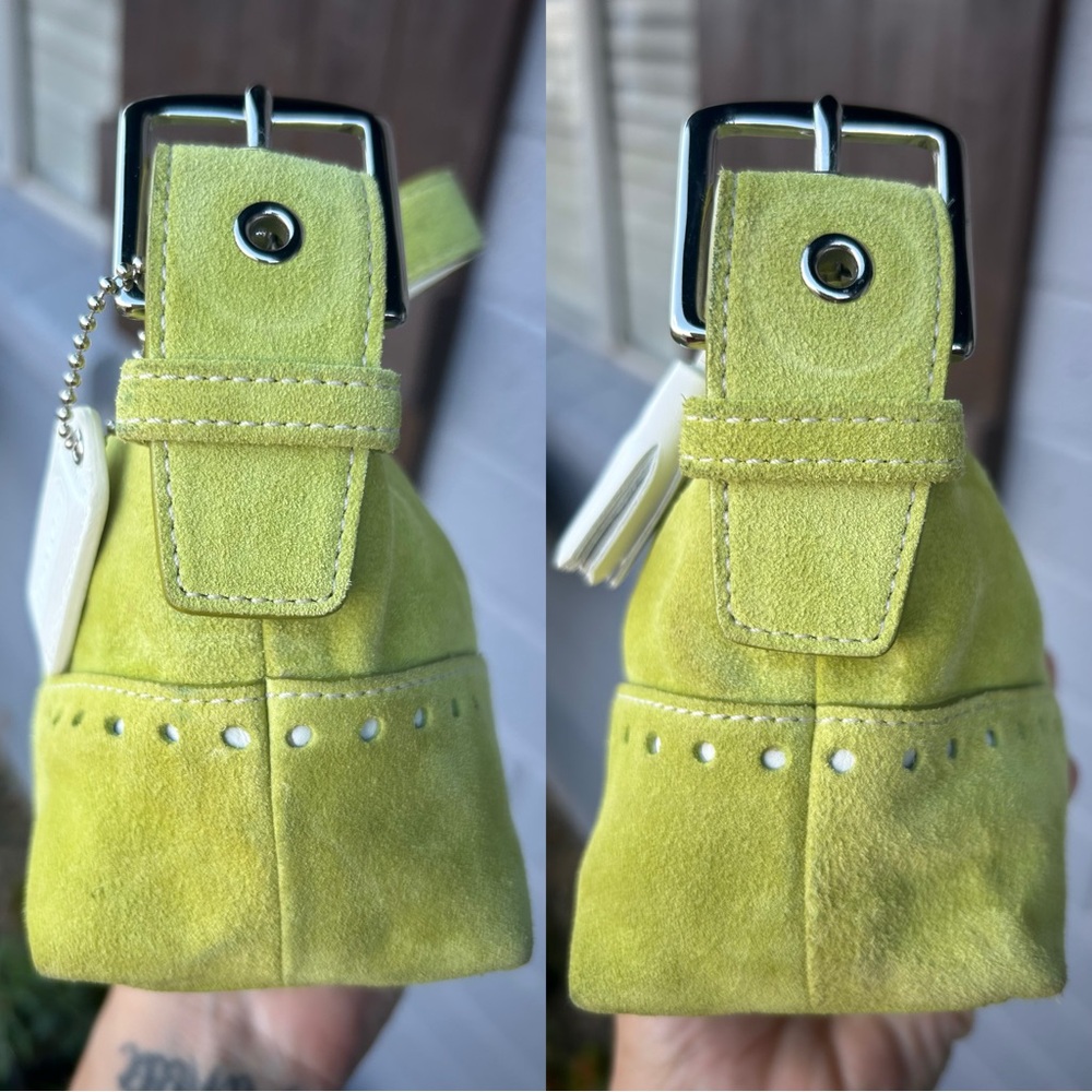 Vintage Coach Suede Demi Baguette #5032 - Picture 10 of 14